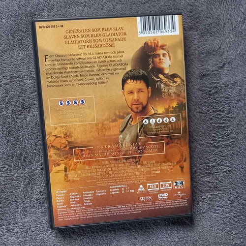 Gladiator - Russell Crowe - Svensk utgåva. *Oscar vinnare x 5*
