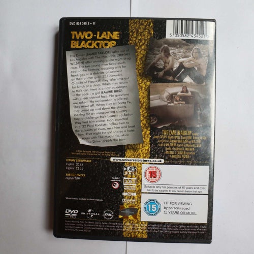 TWO-LANE BLACKTOP - JAMES TAYLOR - WARREN OATES (35284)