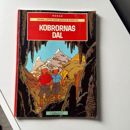 Kobrornas Dal av Hergé, okänt publiceringsår