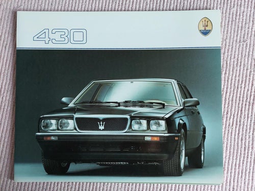 Maserati 430 1989 ? in english