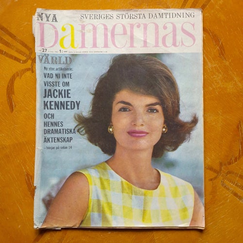 Nya Damernas nr 27 1963 - Jackie Kennedy Christine Keeler mode mm