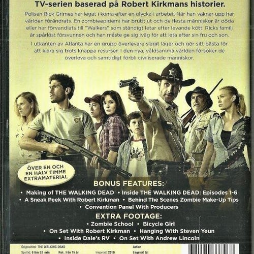 ** The Walking Dead 1 :a säsongen ( 3 disc´s ) **