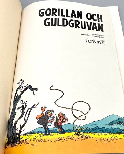 Spirous äventyr nummer 13 - Gorillan och guldgruvan av André Franquin