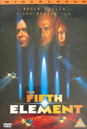 Fifth Element DVD Widescreen 1997 Sci-Fi Bruce Willis Ej Svensk Text