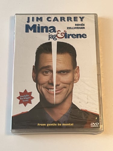 Mina jag & Irene (Jim Carrey & Renée Zellweger, 2000). Inplastad DVD