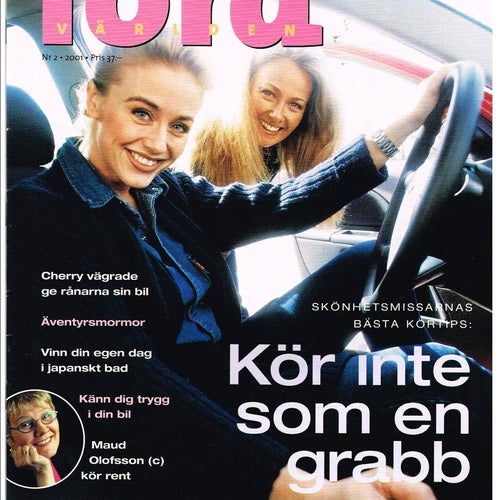 Fordvärlden 2001 (årgång 71) Nr 1-4 (komplett årgång) Nr 1, 3 och 4 inplastade