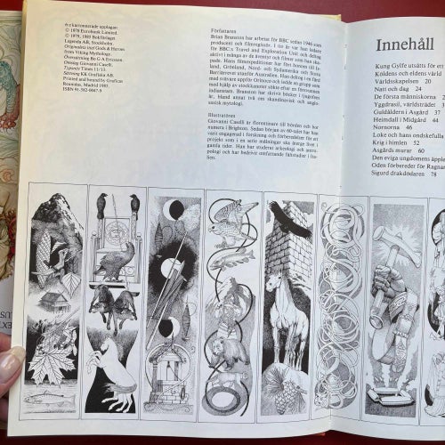 GUDAR OCH HJÄLTAR I NORDISK MYTOLOGI Brian Branston 1985