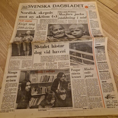 Svenska Dagbladet Söndagen den 7 Januari 1973