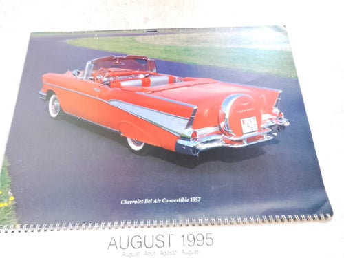 Väggkalender Classic Cars 1995