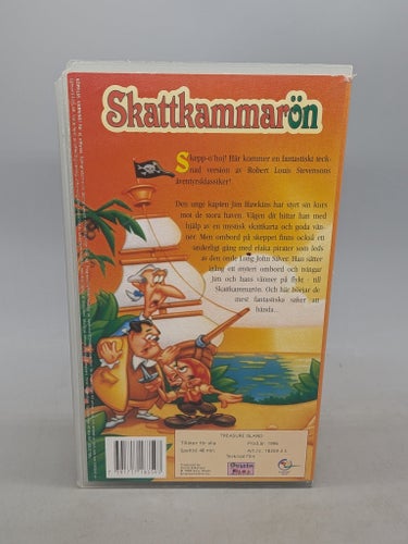 Klassiska Sagor - Skattkammarön - Svenskt tal - VHS