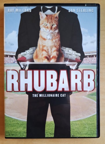 Rhubarb: Millionaire Cat - Ray Milland, William Frawley (DVD) Raritet!
