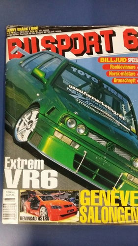 Bilsport nr 6 2001: Corvette 1969/1974, VW Karmann Ghia Cab 1963, guide Opel GT