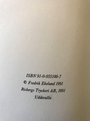 SJÄLVGEOGRAFI Fredrik Ekelund 1991
