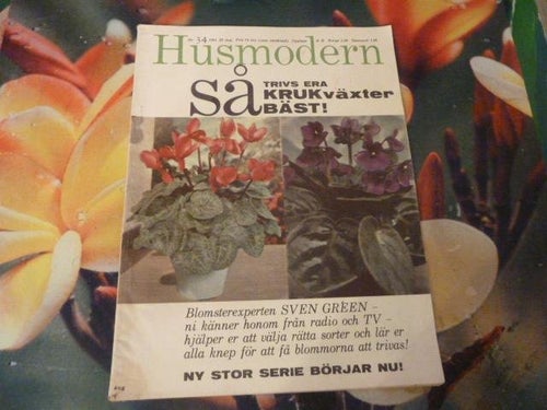 HUSMODERN, NR 34 - 1961, TIDNING