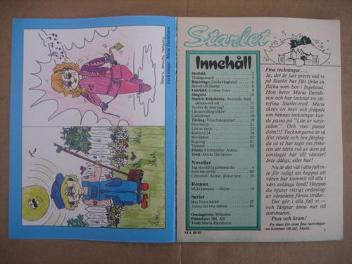Starlet Nr:20-1983(Idolbild på Christopher Atkins, Gyllene Tider)