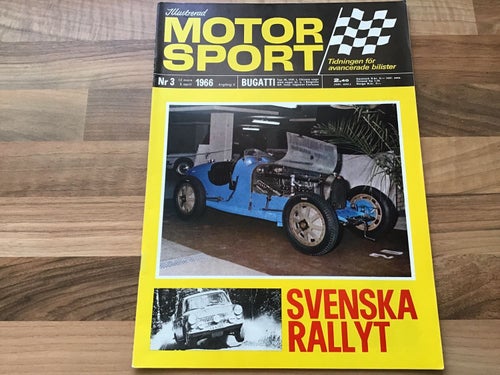 MOTORSPORT NR 3 1966 SVENSKA RALLYT,TOM TRANA,FERRARI 330 GT,FIAT 1922,JW 4