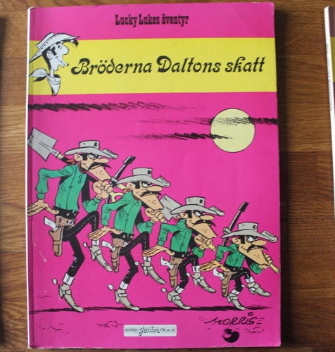 LUCKY LUKE 41 Bröderna Daltons skatt 1980 1:A UPPL