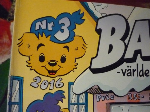 TIDNING, BAMSE, NR 3 - 2016, VÄRLDENS STARKASTE BJÖRN