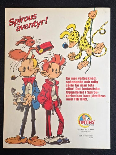 SPIROUS ÄVENTYR - 1987 - MARSUPILAMI BLIR KIDNAPPAD