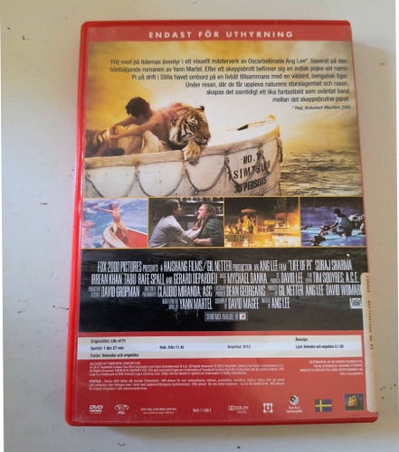 Berättelsen om Pi - DVD