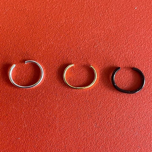 2 guld piercing