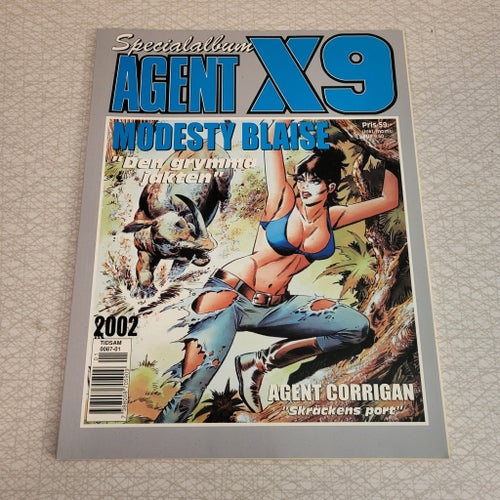 Specialalbum Agent X9 Modesty Blaise "Den Grymma Jakten" 2002