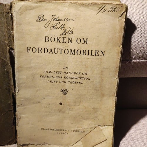 Fordautomobilen av Claes Ohlsson & C:o Förlag, 1925