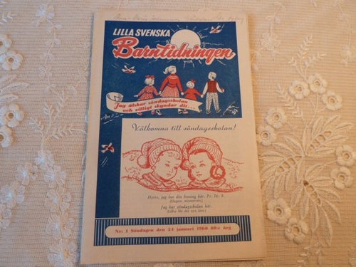 LILLA SVENSKA, BARNTIDNINGEN, 1960 NR 1, TIDNING