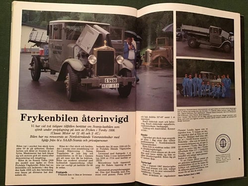 CLASSIC MOTOR NR 10 1987 MATCHLESS ,FORD WOODIE,UDDA VOLVO,SAAB ANA,FRYKENBILEN