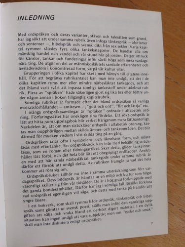 Ur Folk och Profeters mun - ordspråk, tänkespråk, bibelspråk av Gustaf Regeskog
