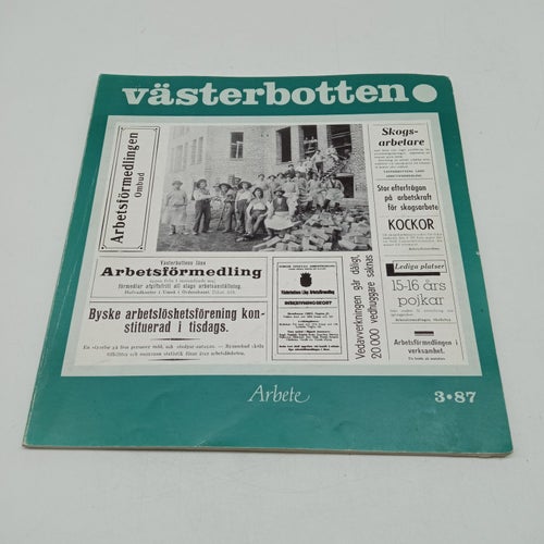 Västerbotten 1987 - 3 - Arbete