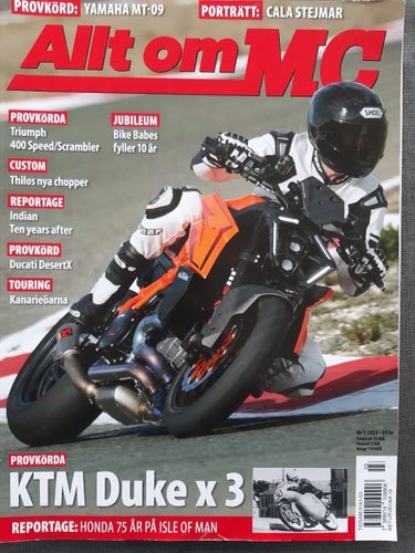 Allt om MC nr 3 2024: KTM Duke 30 år, Ducati Desert X Rally, Triumph 400 Speed