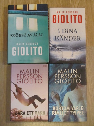 Malin Persson Giolito - 4 böcker .