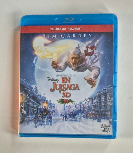En Julsaga Blu-ray 3D + Blu-ray / Disney / Svensk Såld / Ny Inplastad / Raritet