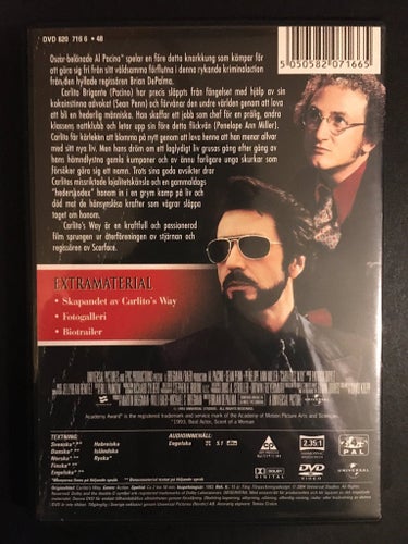 Carlito's Way - DVD (1993)(Beg) De Palma / Pacino + Penn
