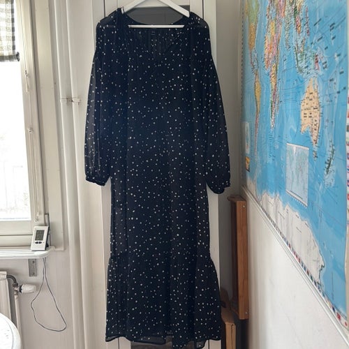 Lindex svart klänning, storlek M