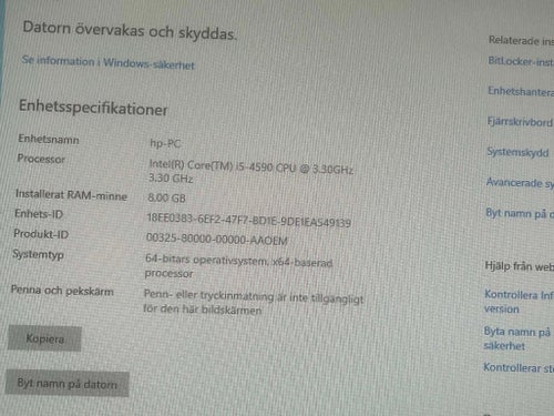 HP ProDesk 600 G1 TWR stationär dator