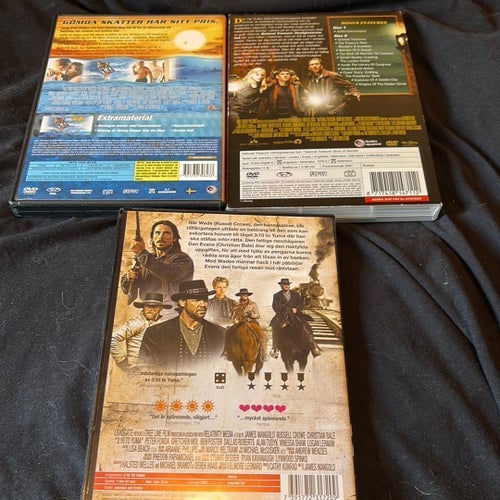 3*DVD Into the Blue, National Treasure 2 och 3:10 to Yuma (DVD)