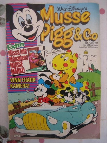 Musse Pigg & C:o Nr:7-1985