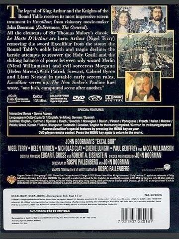 Excalibur (1981) John Boorman med Nigel Terry, Helen Mirren, Liam Neeson