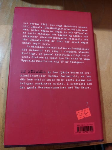 De ensamma - Håkan Nesser. Bok, inbunden. Very Fine plus