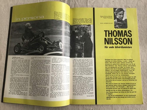 IMS MOTORSPORT NR 4 1970 IS SM,THOMAS NILSSON,RALLY LUDVIKARUSHEN,RALLY BORE
