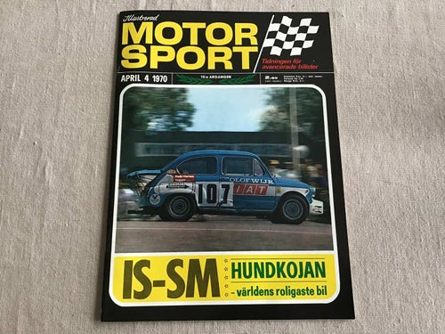 IMS MOTORSPORT NR 4 1970 IS SM,THOMAS NILSSON,RALLY LUDVIKARUSHEN,RALLY BORE