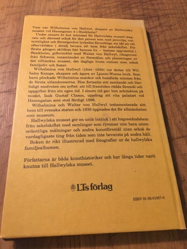 Wilhelmina von Hallwyl, Museiskapare vid sekelskiftet