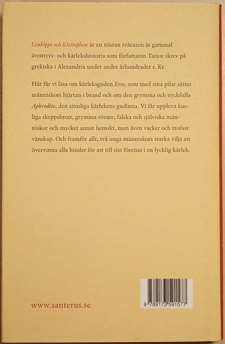 Leukippe och Kleitophon / Achilleus Tatios; översättning från grekiskan av...