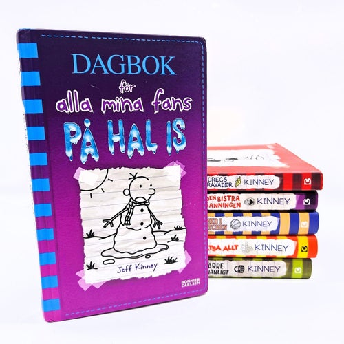 Dagbok för alla mina fans - 6 böcker - Jeff Kinney