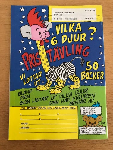 Bamse Nr 5 1985
