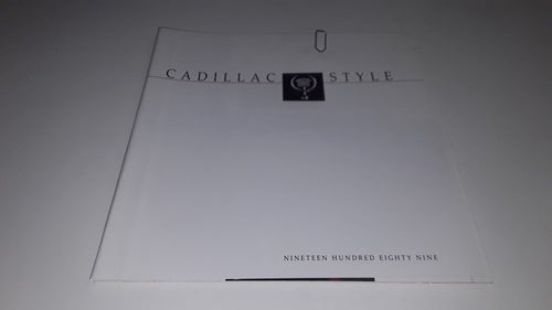 Cadillac Style 1989 Broschyr