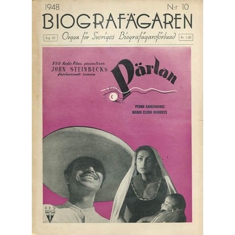 Biografägaren No 10 (1948) m Alfred Hitchcock annons Lady va
