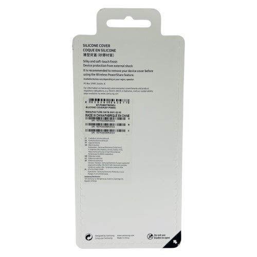 Samsung Galaxy Note20 Silikon Skal - Svart | Original | EF-PN980TBEGEU